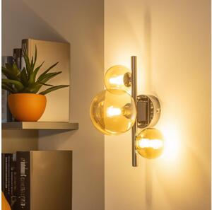 Brilagi - LED Nástěnné svítidlo MILLA 3xG9/3W/230V černý chrom/zlatá