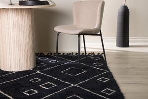 Obdélníkový koberec David, černý, 230x160