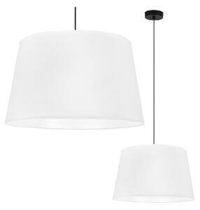 Závěsné svítidlo Gaja, 1x bílé textilní stínítko, (fi 44cm), b
