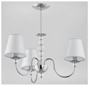 Závěsné tříramenné osvětlení v provence stylu ELLA, 3xE14, 40W, šedé