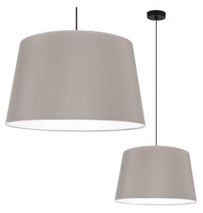 Závěsné svítidlo Gaja, 1x béžové textilní stínítko, (fi 44cm), b
