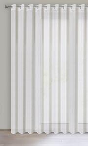 Dekorační vzorovaná záclona s kroužky PAULA bílá/zlatá 300x250 cm MyBestHome