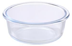 Dóza na potraviny z borosilikátového skla Bergner / 400 ml / sklo / plast