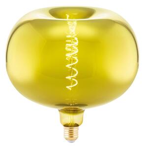 LED designová žárovka ve tvaru jablka, E27, 4W, 50lm, 2200K, teplá bílá, zlatá