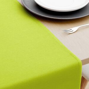 Goldea běhoun na stůl loneta - zelený 35x120 cm