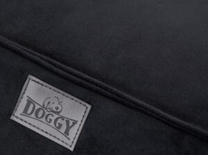 Pelíšek pro psa DOGGY CHAMPION L samet, černý