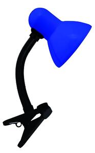 Stolní flexibilní lampa s klipem TOLA, 1xE27, 40W, modrá