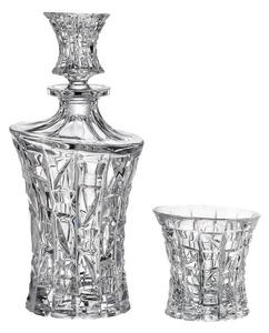 Bohemia Crystal Whisky set Patriot 99999/47610/607 (1 karafa + 6 sklen