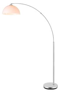Designová oblouková stojací lampa GIO ECO, 1xE27, 60W, bílá