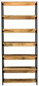 Knihovna Gita 90x213x35 z masivu mango