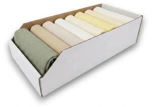 KARTON PAK Úložné boxy na oblečení, organizéry do skříně BÍLÝ KARTON 30 x 54 cm