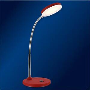 LED stolní lampička LUCY CV, 5W, teplá bílá, červená