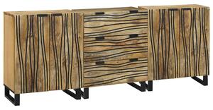 Sestava komody 3 ks Přírodní 180 x 33 x 75 cm 3310041