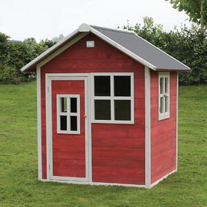 EXIT Toys Dětský dřevěný zahradní domeček - malý (červený)