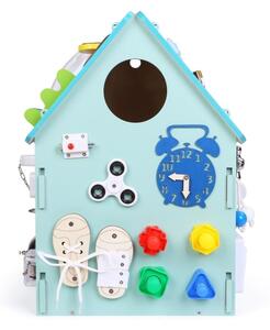2Kids Toys - Activity board domeček modrá