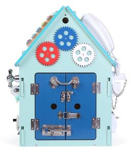 2Kids Toys - Activity board domeček modrá