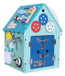 2Kids Toys - Activity board domeček modrá