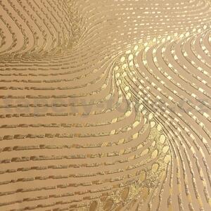 Vliesové tapety na zeď La Veneziana 3 57906, šroubovice zlatá, rozměr 10,05 m x 0,53 m, MARBURG