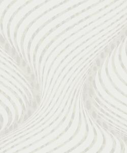 Vliesové tapety na zeď La Veneziana 3 57901, šroubovice bílo-hnědá, rozměr 10,05 m x 0,53 m, MARBURG