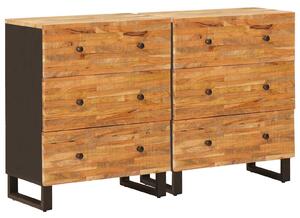 Servírovací skříň 2 ks 60 x 33 x 75 cm Masivní mangové dřevo 3310100