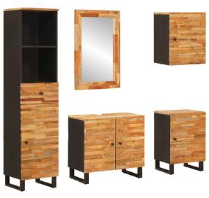 Koupelnové sady 5 ks Přírodní 38 x 33 x 160 cm 3310105