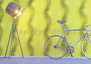 Vliesové tapety na zeď Harmony Mac Stopa 327095, 3D plástve hnědo-oranžové, rozměr 10,05 m x 0,53 m, A.S.Création