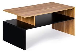 Moderní hnědočerný konferenční stolek