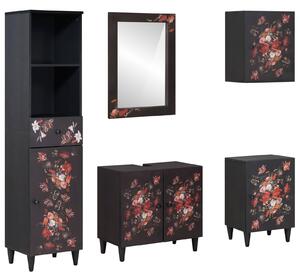 Sada koupelnových skříněk 5 ks 62 x 33 x 58 cm 3310144