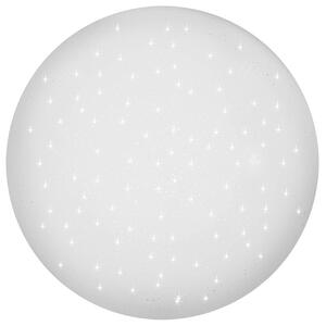 LED přisazené stropní světlo s efektem noční oblohy ASTURIAS, 16W, studená bílá, 51cm, kulaté, bílé