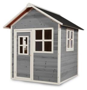 EXIT Toys Dětský dřevěný zahradní domeček - malý (šedý)