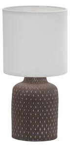 Moderní stolní lampa IMOLA, 1xE14, 40W, hnědá