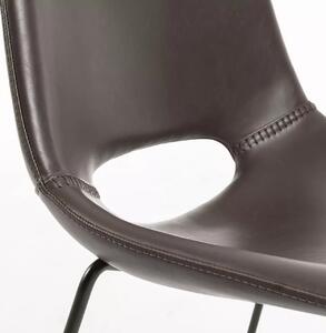 Hnědá židle Ziggy 78 × 55 × 49 cm LA FORMA