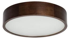Dřevěné stropní osvětlení LEVILA, 2xE27, 60W, 38cm, kulaté, wenge