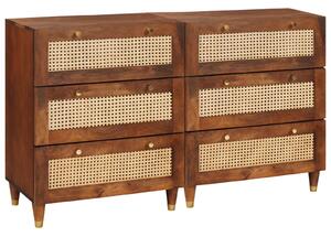 Sestava komody 2 ks 60 x 33,5 x 75 cm Masivní mangové dřevo 3310169