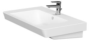 Cersanit S801-338-DSM - Závěsná koupelnová skříňka s umyvadlem LARA 80 cm bílá