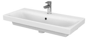 Cersanit S801-225-DSM - Závěsná koupelnová skříňka s umyvadlem MODUO SLIM bílá