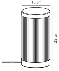 Nordlux - Venkovní stolní lampa COUPAR 1xE27/25W/230V černá