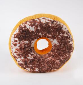 Dekorační polštářek Donut s polevou – různé druhy Barva: Kakaový posyp
