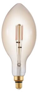 LED stmívatelná vintage žárovka, E27, E140, 4W, 400lm, 2200K, teplá bílá, jantarová
