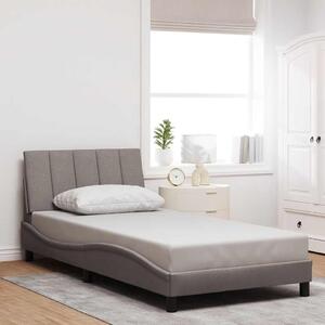 Rám postele bez matrace Hanko taupe 100 x 200 cm textil 3310374