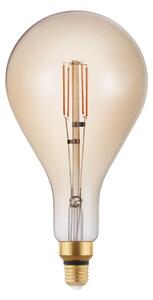 LED stmívatelná vintage žárovka, E27, PS160, 4W, 400lm, 2200K, teplá bílá, jantarová