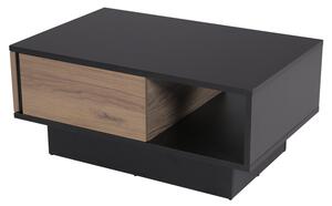 Konferenční stolek OSMOND šedá/dub catania/černá