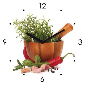 NÁSTĚNNÉ HODINY vícebarevná 20/20 cm Euroart - Nástěnné hodiny