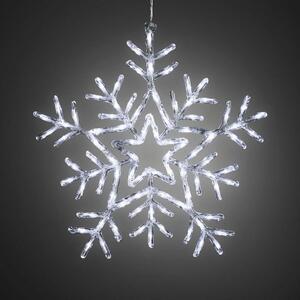 Exihand Sněhová vločka 4470-203, 90 LED studená bílá s 8-mi funkcemi, průměr 58 cm