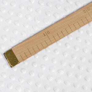 Goldea látka minky - bílá 150 cm