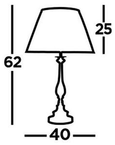 Searchlight EU4023AB Stylová stolní lampa FLEMISH