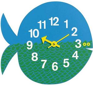 Vitra designové dětské nástěnné hodiny Fernando The Fish