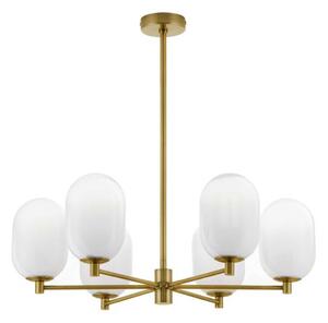 Nova Luce Balor G9 skleněný závěsný lustr 65cm