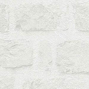 A.S. Création | Vliesová tapeta na zeď Natural Living 38637-2 | 0,53 x 10,05 m | bílá, šedá