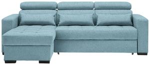ROHOVÁ SEDAČKA, textil, modrá Carryhome - Sedací soupravy, Online Only